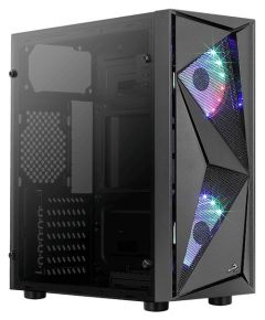 Enclosure Aerocool PGS Glider Cosmo FRGB-G-BK-V1 2XF Datoru korpusi