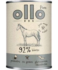 OLLO Pure Horse Mono - wet dog food - 850g Suņu barība