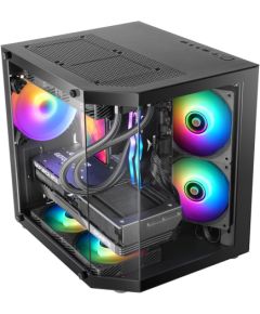 Tacens Mars Gaming MC-3TLITE Mini Tower Black Datoru korpusi