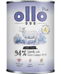 OLLO Plus Collagen Mono Lamb - wet dog food - 800g Suņu barība
