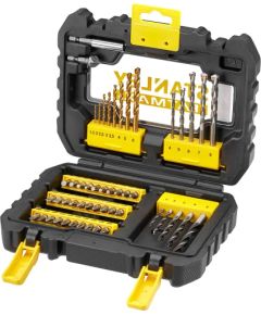 Urbju un skrūvgriežu uzgaļu komplekts Stanley STA88542-XJ; HSS; 50 gab. Аксессуары для дрелей