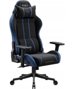 Krzesło biurowe Diablo Chairs Fotel gamingowy materiałowy czarno-niebieski Diablo X-One 2.0 Night Blue Small Новости, мебель, дом