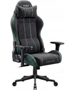Krzesło biurowe Diablo Chairs Fotel gamingowy materiałowy czarno-zielony Diablo X-One 2.0 Forest Green Small Новости, мебель, дом