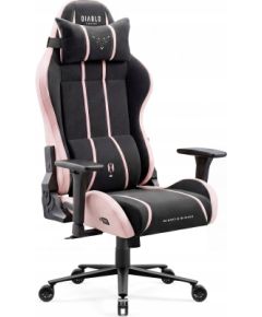 Krzesło biurowe Diablo Chairs Fotel gamingowy materiałowy czarno-różowy Diablo X-One 2.0 Akira Pink Normal Новости, мебель, дом