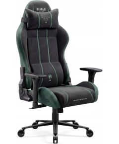 Krzesło biurowe Diablo Chairs Fotel gamingowy materiałowy czarno-zielony Diablo X-One 2.0 Forest Green Normal Новости, мебель, дом
