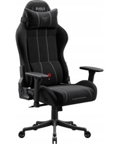 Krzesło biurowe Diablo Chairs Fotel gamingowy materiałowy czarny Diablo X-One 2.0 Burned Black Small Новости, мебель, дом
