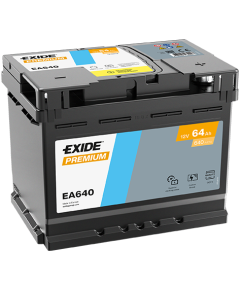 EXIDE 12V/64Ah/640A AKB 242x175x190 Аккумуляторы