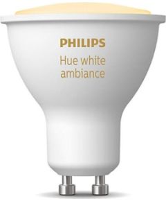 Philips Hue White Ambiance, GU10, white - Smart Light Viedās lampas un spuldzes
