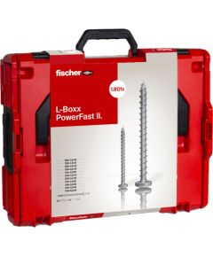 Fischer L-BOXX 102 PowerFast II Pan-Head (silver, 1801 pieces, with professional bit set) Jaunumi -Dārzam