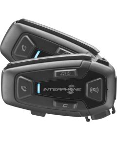 Interphone U-COM 8R Motorbike intercom 1600 m Black Bluetooth гарнитура