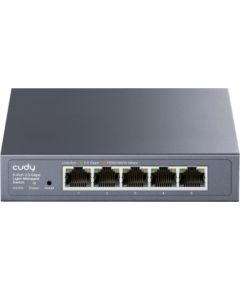 Cudy 5-Port 2.5G Easy-Managed Switch, HS105 3.0 L2 2.5G Ethernet (100/1000/2500) Black Коммутаторы (Switch)