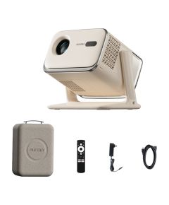 AURZEN Boom Mini Projector Case Bundle Smart Google TV 500 ANSI lum Wi-Fi Bluetooth Projektori