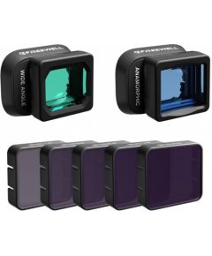Freewell Filter set FREEEWELL wide angle, anamorphic, ND for DJI Mini 4 Pro Sporta kameru aksesuāri