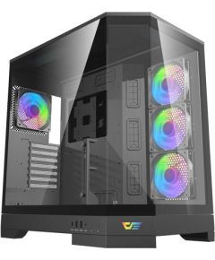 Darkflash DQX90 computer case (black) Datoru korpusi