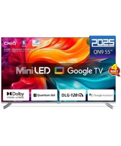 TV CHiQ M55QA9 TV 55", UHD MiniLED Google TV DLG 120 Hz Jaunumi - Datori
