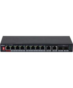 Dahua 10-Port Unmanaged Desktop Gigabit Switch with 8-Port PoE Коммутаторы (Switch)