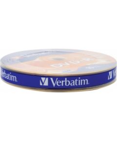 Matricas DVD-R AZO Verbatim 4.7GB Wagon Wheel 16x 10 Pack Spindle CD DVD Matricas Diski