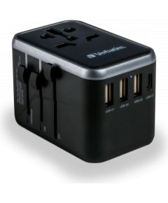 Lādētājs Verbatim Universal Travel Adapter UTA-04 Telefonu lādētāji 220v