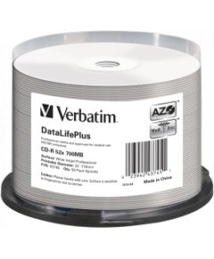 Matricas CD-R Verbatim 700MB 1x-52x DataLifePlus 50 Pack Spindle CD DVD Матричные Диски