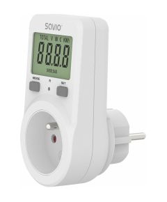 Elektriskais skaitītājs Savio Power Meter with LCD Screen Viedās lampas un spuldzes