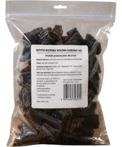 PETITTO Dried beef liver Mono - dog treat - 1kg Suņu barība