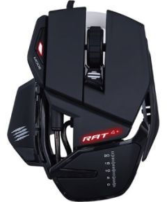 Mysz gamingowa Mad Catz THE AUTHENTIC R.A.T. 4+ (MR03MCINBL000-0) Peles, ievadierīces