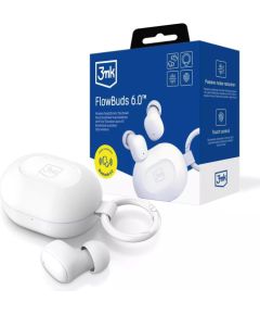 Austiņas  3mk FlowBuds 6.0 White Austiņas