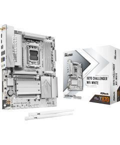 ASRock X870 Challenger WiFi White AM5 ATX  HDMI/USB-C Jaunumi - Datori