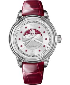 AVIATOR Douglas Moonflight Gemstone Edition Silver Red Ruby V.1.33.0.419.4 Rokas pulksteņi 