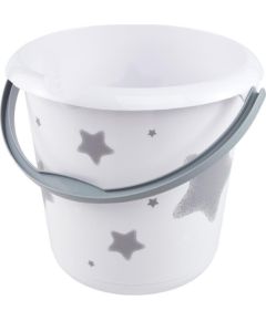 Keeeper Ведро deco 10 л Ilvie "Звезды" Ø30x28 см белое Уборка помещений