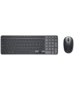 Dell Pro 7 Rechargeable Compact Keyboard and Mouse - KM746 Keyboard and Mouse Set Wireless Bluetooth US International Graphite Клавиатуры