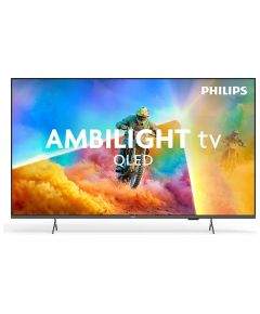 Philips QLED Ambilight TV 65PQS8501/12 65 Smart TV Titan OS 4K UHD Black Телевизоры