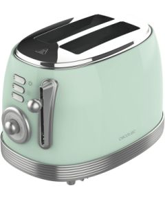 Cecotec Toaster Toast&Taste 800 Vintage Power 850 W Number of slots 2 Housing material Stainless steel Light Green Tosteri