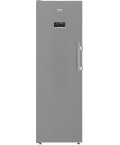 BEKO Freezer B5RMFNE314X Energy efficiency class E Upright Free standing Height 186.5 cm Total net capacity 286 L No Frost system Grey Jaunumi Sadz. tehnika