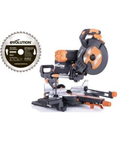 Leņķzāģis Evolution R255SMS-DB+; 2000 W; 255 mm Lentzāģi