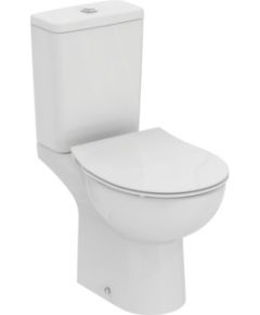Ideal Standard pods ar QR/SC vāku Eurovit rimless, 365x620 mm, universāls izvads, pievads no apakšas, balts Jaunumi Sadz. tehnika