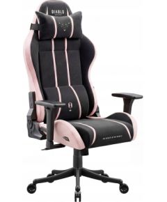 Krzesło biurowe Diablo Chairs Fotel gamingowy materiałowy czarno-różowy Diablo X-One 2.0 Akira Pink Small Новости, мебель, дом