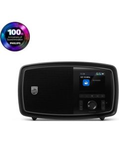 Philips Century, black - Portable radio Radio, Radio pulksteņi