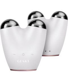 Geske SmartAppGuided, 6-in-1, white/pink - Microcurrent face lifter Ķermeņu masieri