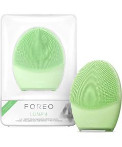Foreo Luna 4, combination skin, green - Facial cleansing device Ķermeņu masieri