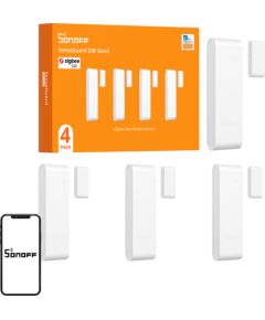 SONOFF SNZB-04PR2 Window and Door Sensor, 4-Pack Viedie Sensori