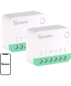SONOFF MINIR4M (Extreme) Matter Switch, 2-Pack Viedie slēdži