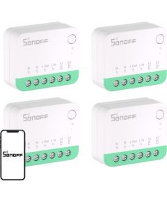 SONOFF MINIR4M (Extreme) Matter Switch 4-Pack Viedie slēdži