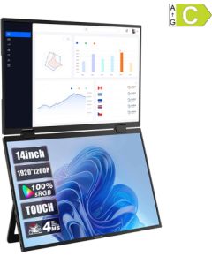 ZEUSLAP Z14W Portable Monitor with a 14-inch dual-touch screen LED / LCD мониторы