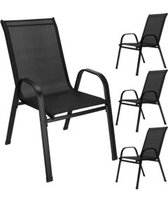 Springos Dārza krēslu komplekts 73 x 55,5 x 93 cm, 4 gab. GF0117 Dārza mēbeļu komplekti