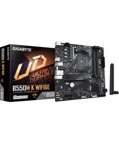 GIGABYTE B550M K WIFI6E AMD B550 Socket AM4 micro ATX Jaunumi - Datori