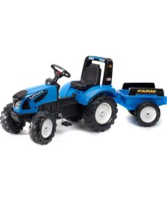 Falk FALK Traktor Landini na pedały z przyczepą Niebieski od 3 lat Jaunumi, Bērnu preces