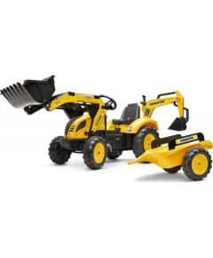 Falk Traktor na Pedały Koparka Komatsu Łyżka + Przyczepa od 2 lat Jaunumi, Bērnu preces