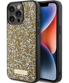 Guess Rhinestone Metal Logo Case Защитный Чехол для  Apple iPhone 15 Чехлы - альтернативные