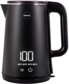 ELDOM C515C Cordless Kettle 1.8 L 2000 W Black Tējkannas (elektriskās)